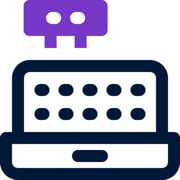 recommend clip art: cashier icon. vector dual tone icon for your website, mobile, presentation, and logo design.