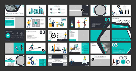 Infographics. Business team plans business presentation, powerpoint, launch of new project. Design template elements, background, set. A team of people creates a business, teamwork.vector illustration