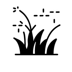 Grass asset for wild grass, lawn, botanical grass, grass SVG, clipart, cut files, silhouette, vectors, and Cricut design