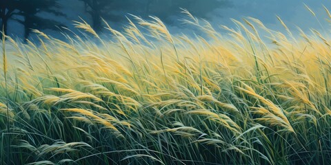 Fototapeta na wymiar Grass on the field background