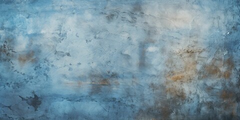 Obraz premium Retro grunge background with blue concrete wall 