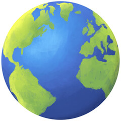 earth globe, isolated planet Earth, Earth Day, April 22nd