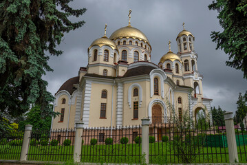 Fototapeta na wymiar Cathedral of St. Mary Magdalene. Nalchik, Kabardino-Balkaria