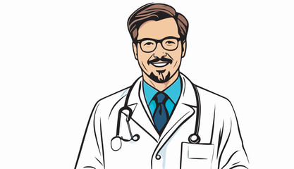 Obraz premium Un médico