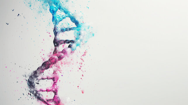 White background adorned with an abstract liquid nda