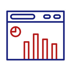 Stats Line Two Color