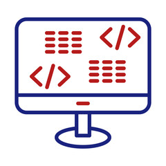 Web Development Line Two Color