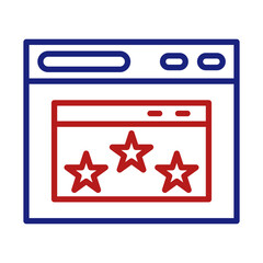 Page Rank Line Two Color