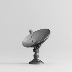 satellite dish on a white background