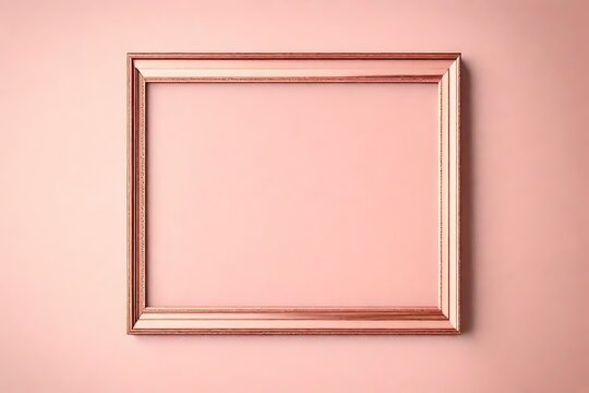 frame on a red background