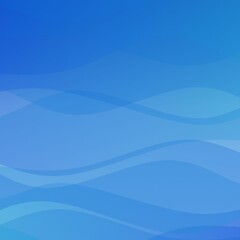 Abstract blue wavy background. Vector illustration