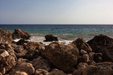 Typical rocks in the Scopello beach - 738920842