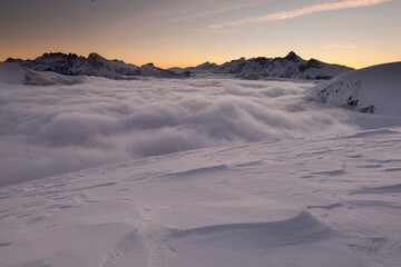 Mer de nuage Devoluy