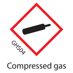 GHS hazard pictograms GHS04 Gas contained under pressure.