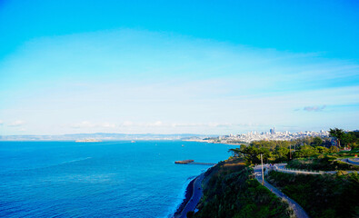 Fototapeta na wymiar The landscape of San Francisco Bay in California 