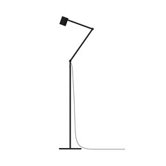floor lamp isolated on transparent background, 3D illustration, cg render