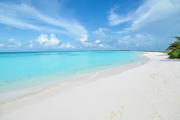 Beach on a Maldivian island