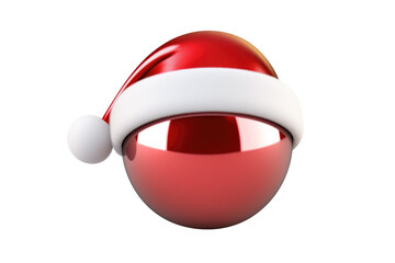 3d render.Christmas toy on a white background. Generative AI