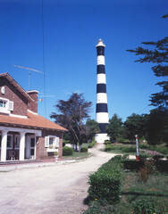 Obraz premium Lighthouse comtemporay at day buenos aires argentina