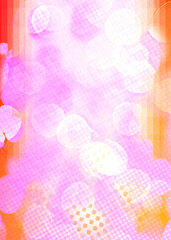 Pink bokeh background for banner, poster, event, celebrations, story, ad, and various design works