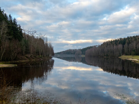 falkenstein dam, vogtland saxony germany 