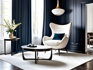 Savoring Quiet Moments: The Allure of an Elegant Armchair