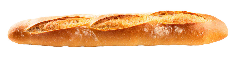 isolated illustration of baguette bread. Created with Generative AI
