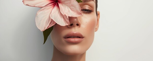 Woman With Flower on Her Head