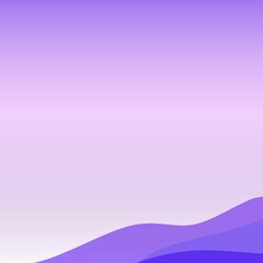 Naklejka premium Abstract Purple background with purple and violet gradients.Smooth wavy lines in pastel colors. Vector illustration. 