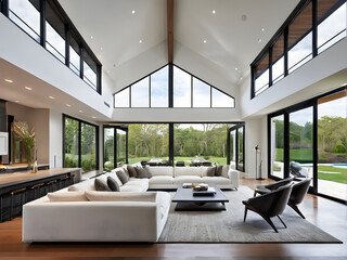 Vast Open Living Space - Dramatic Cathedral Vaulted Ceiling Feature
