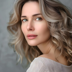 Naklejka premium portrait of a woman