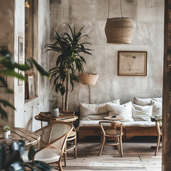 Cozy Scandinavian Style Interior with Natural Elements