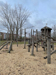 spielplatz, deutchland. berlin, bäume