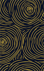 Abstract vector illustration. Topo contour map. Surface pattern design with symmetrical curves ornament. Contour map background. For banners, wallpapers, brochures, landing page. Seamless.