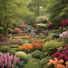 Obraz premium garden in spring