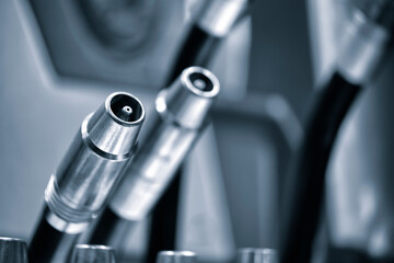 Welding industrial modern equipment for metal welding