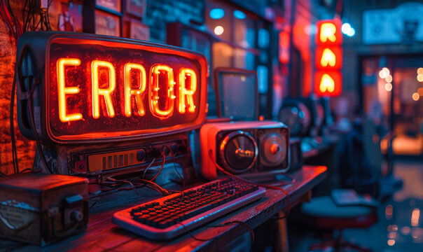 Error message displayed due to technical difficulties in processing visual data, indicating a need for troubleshooting or support intervention