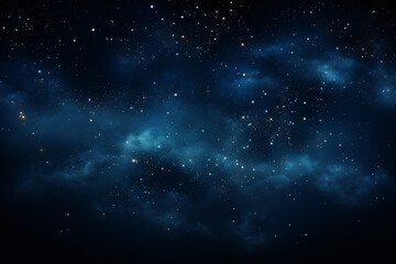 Obraz premium A deep, indigo background with a subtle, starry pattern, symbolizing ambition and the pursuit of excellence in the vast business universe.