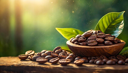 Obraz premium Kawa, picie kawy, codzienny rytuał