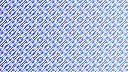 An illustration of a blue and light blue gradient with an overlaying white circular wave pattern.