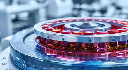 Precise serum extraction technique using centrifugal force