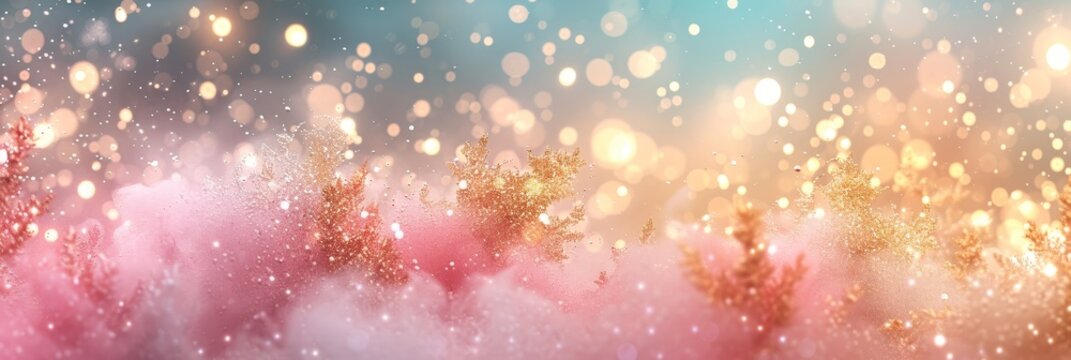 Elegant silver gift box with ribbon and glitter on black background, ideal for special occasions.