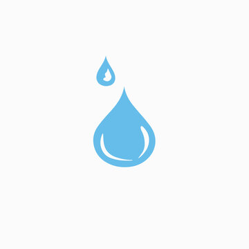 Water drop in cartoon, doodle style. Image for t-shirt, web, mobile apps and ui. Isolated 2d vector illustration in logo, icon, sketch style, Eps 10. AI Generative