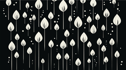 Seamless pattern, Hand drawn seamless  texture background. Vintage background. Pattern from the different drops of a rain drawn by hand. Seamless pattern with oil drop. Abstract vector illustration.