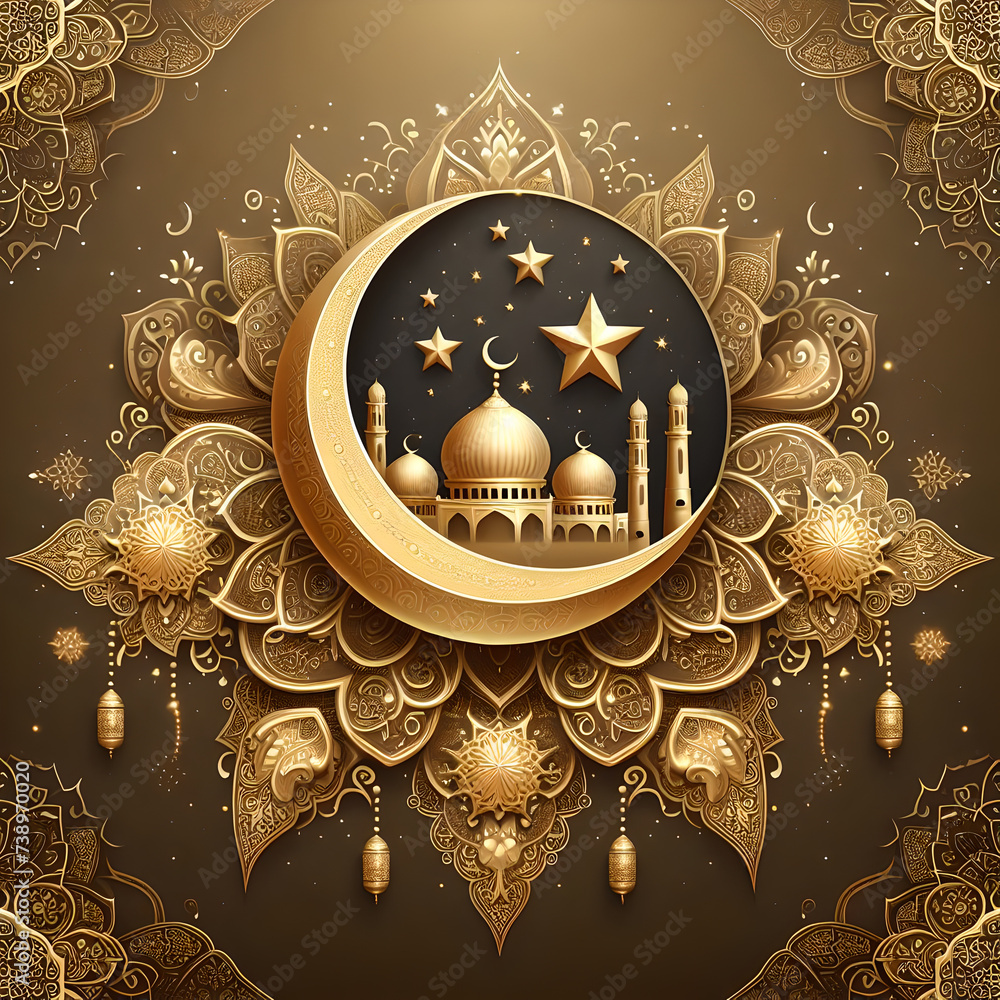 Wall mural ramadan design ideas