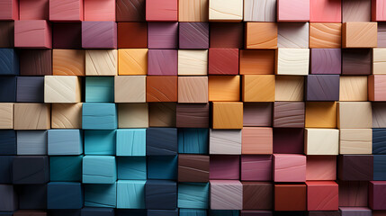 abstract background made of cubes