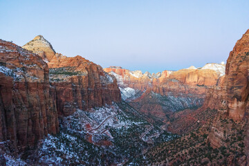 Naklejka premium Zion National Park (sunrise overlook) 