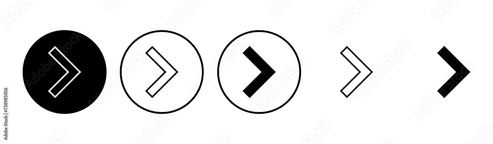 Poster arrow icon set. arrow symbol. arrow sign for your web design.