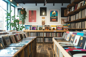 Room Filled With Books and CDs