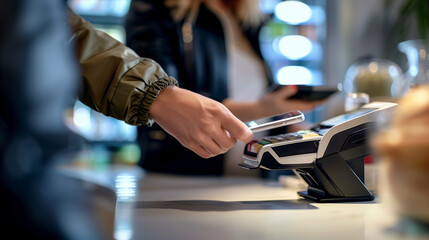 Making a purchase using contactless payment on a card reader